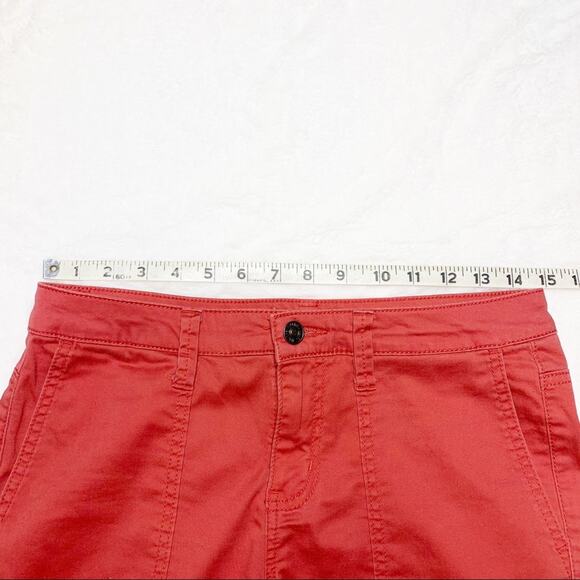 VINTAGE AMERICA BLUES Coral Red Straight Leg Pants - Picture 4 of 10